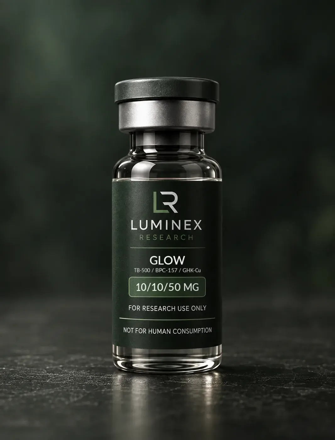 GLOW, TB-500 10 MG + BPC-157 10 MG + GHK-Cu 50 MG